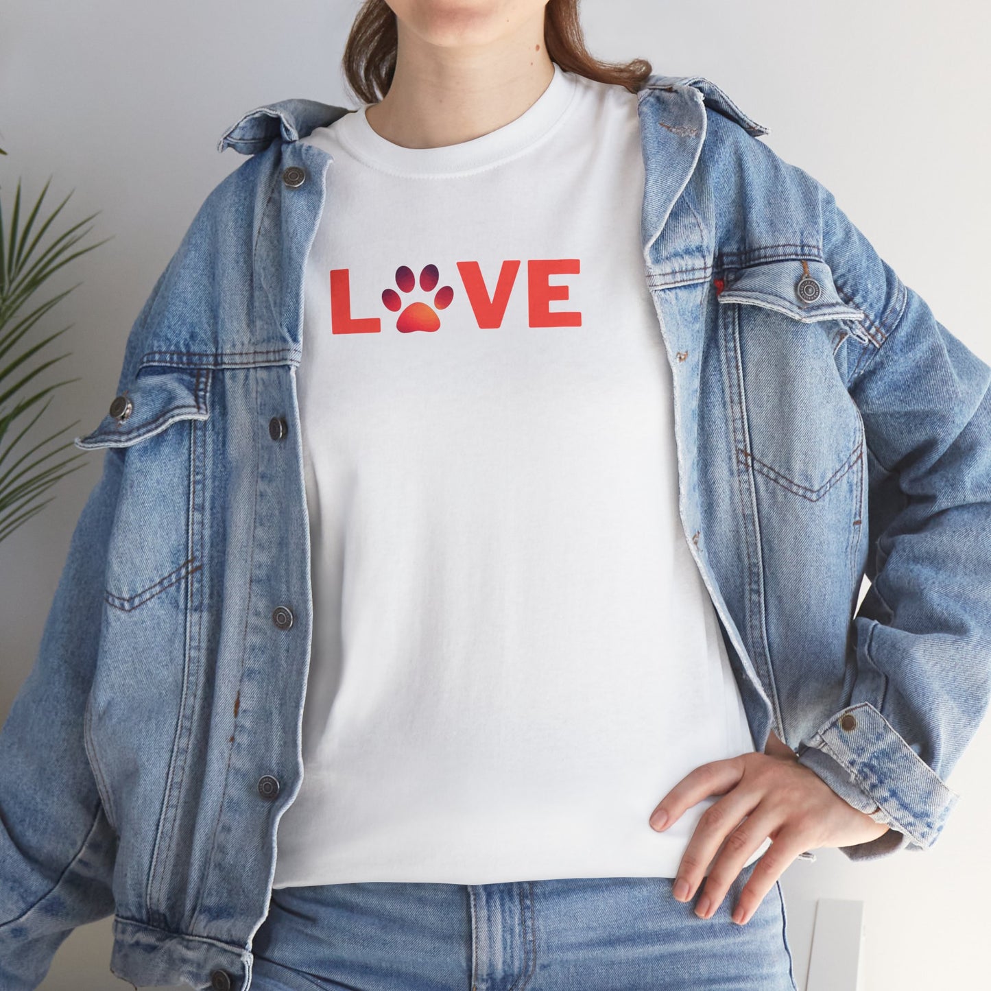 I Love You! Paw PrintUnisex Tee