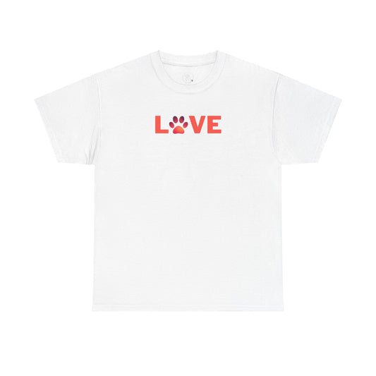 I Love You! Paw PrintUnisex Tee