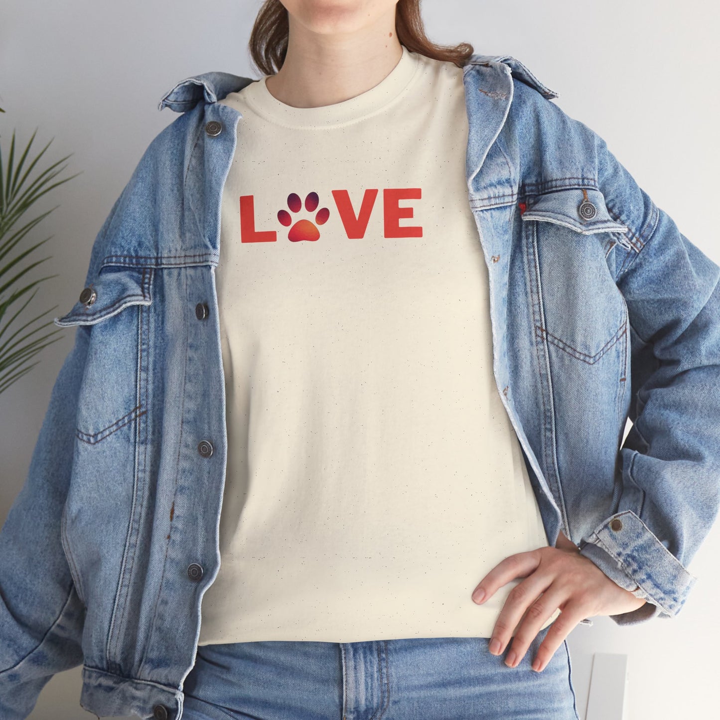 I Love You! Paw PrintUnisex Tee