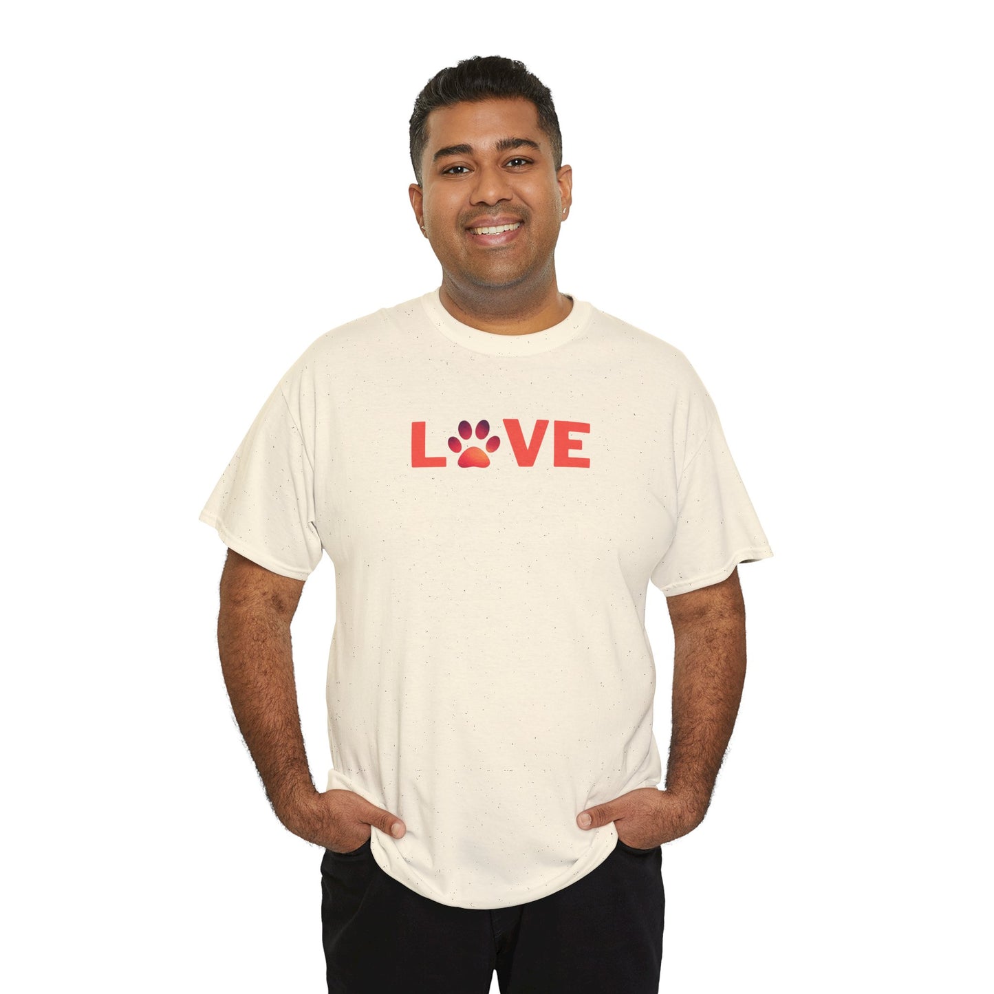 I Love You! Paw PrintUnisex Tee